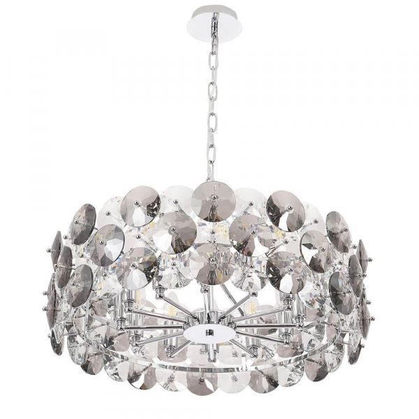 Подвесная люстра Crystal Lux Crystal SP12 Chrome SP12 Chrome Подвесная люстра Crystal Lux Crystal SP12 Chrome SP12 Chrome