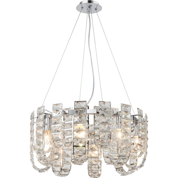 Люстра подвесная хрустальная 2172/09/08P Stilfort, серия Umiko