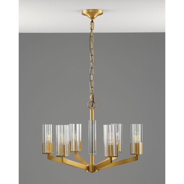 Подвесная люстра Moderli Brass V11074-6P Подвесная люстра Moderli Brass V11074-6P