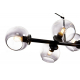 Подвесная люстра Lumina Deco Morretti LDP 7003-8 BK