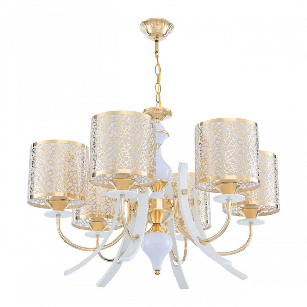 Подвесная люстра Arte Milano Florentia-6067 306067/6 Wh/Gd Подвесная люстра Arte Milano Florentia-6067 306067/6 Wh/Gd