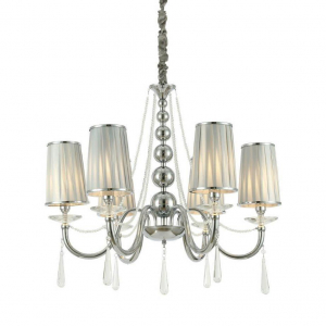 Подвесная люстра Lumina Deco Fabione LDP 1200-6 CHR