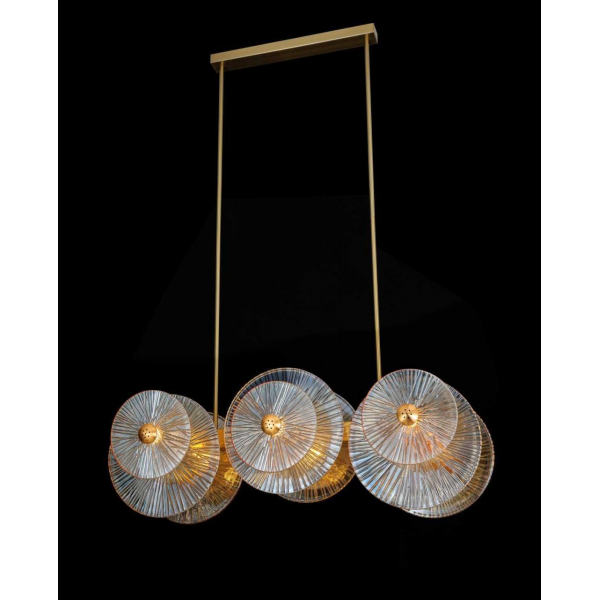 Люстра подвесная Alfa Light F4024-51 850x300mm GD LED Люстра подвесная Alfa Light F4024-51 850x300mm GD LED