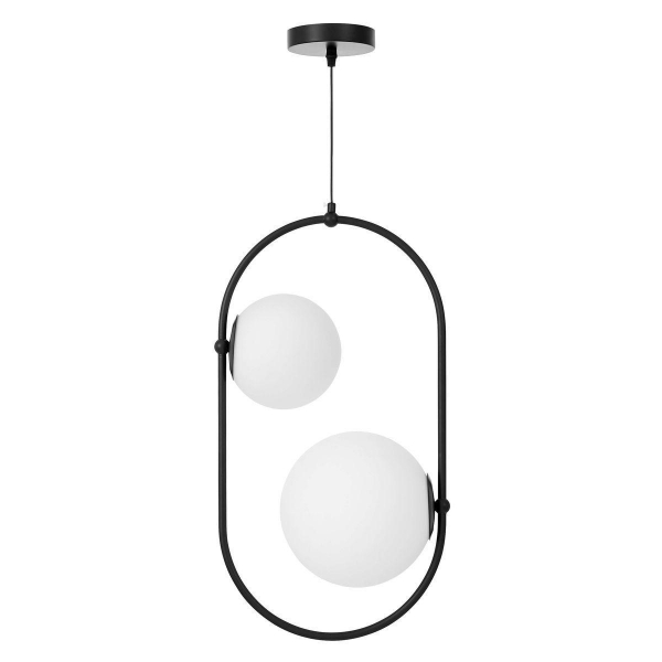 Подвесная люстра Lumina Deco Panari LDP 1210-2 BK Подвесная люстра Lumina Deco Panari LDP 1210-2 BK