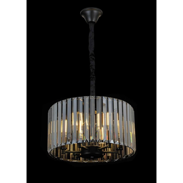 Люстра подвесная Alfa Light F4024-61 400mm BK E14*6