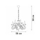 Подвесная люстра Vitaluce V1188-0/6