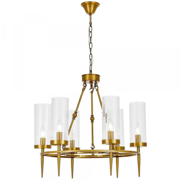 Подвесная люстра Lumina Deco Moratti LDP 8022-6 MD+PR Подвесная люстра Lumina Deco Moratti LDP 8022-6 MD+PR
