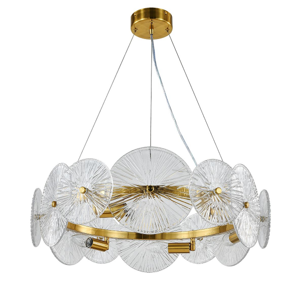 Подвесная люстра Indigo Miele V12021/6P Brass V000604 Подвесная люстра Indigo Miele V12021/6P Brass V000604