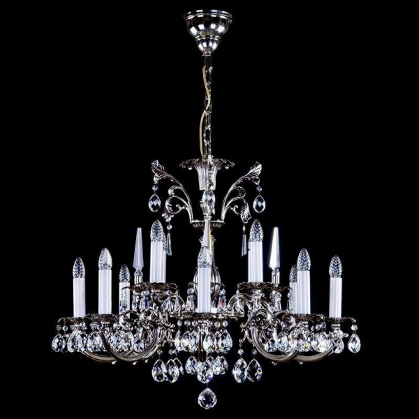 Подвесная люстра Artglass Arabela Nickel Antique CE Подвесная люстра Artglass Arabela Nickel Antique CE