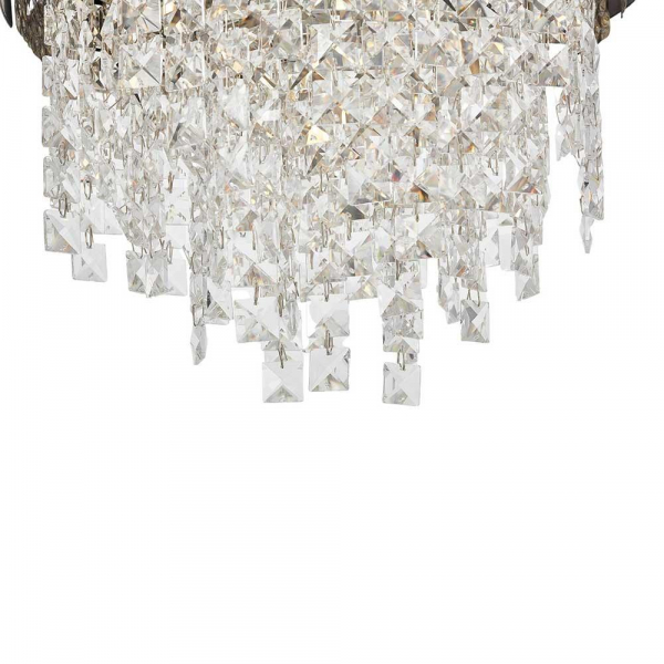 Подвесной светильник Lumina Deco Kruvia LDP 7045-400 BK+CHR