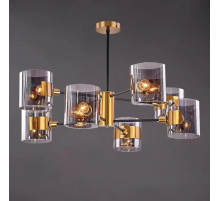 Люстра подвесная Alfa Light F3824-16 GAB E27*8