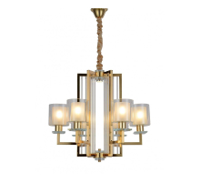 Подвесная люстра Lumina Deco Manhattan LDP 8012-6 F.GD