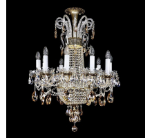 Подвесная люстра Artglass Proserpina X. Brass Antique CE - 8003