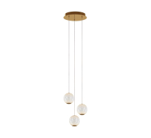 Подвесная светодиодная люстра Maytoni Sapphire MOD293PL-L18BS3K