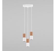 Подвесная люстра TK Lighting 6306 Elit White Wood