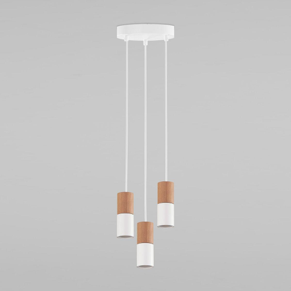Подвесная люстра TK Lighting 6306 Elit White Wood Подвесная люстра TK Lighting 6306 Elit White Wood