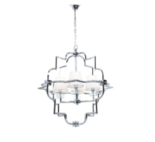 Подвесная люстра Lumina Deco Baltimore LDP 8020-4 CHR+WT