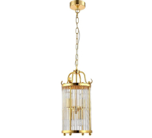 Подвесная люстра Crystal Lux Tadeo SP4 D200 Gold/Transparente