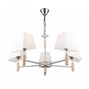 Подвесная люстра IMEX MD.4221-5-P-CH+WH