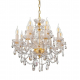 Подвесная люстра Lumina Deco Eliza LDP 7026-8+4 SL+GD