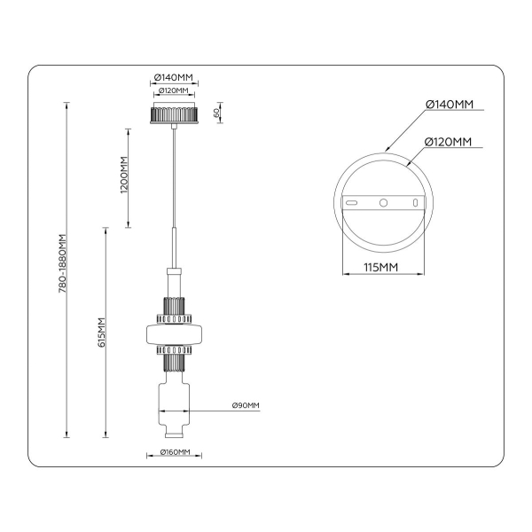 Люстра Ambrella Light HIGH LIGHT LH53121