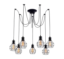 Подвесная люстра Arte Lamp A1109SP-7BK