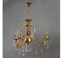 Подвесная люстра Ambiente Alicante 8888/3 AB Leaf Crystal