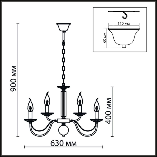 Подвесная люстра Lumion Classi Incanto 8033/10 Подвесная люстра Lumion Classi Incanto 8033/10