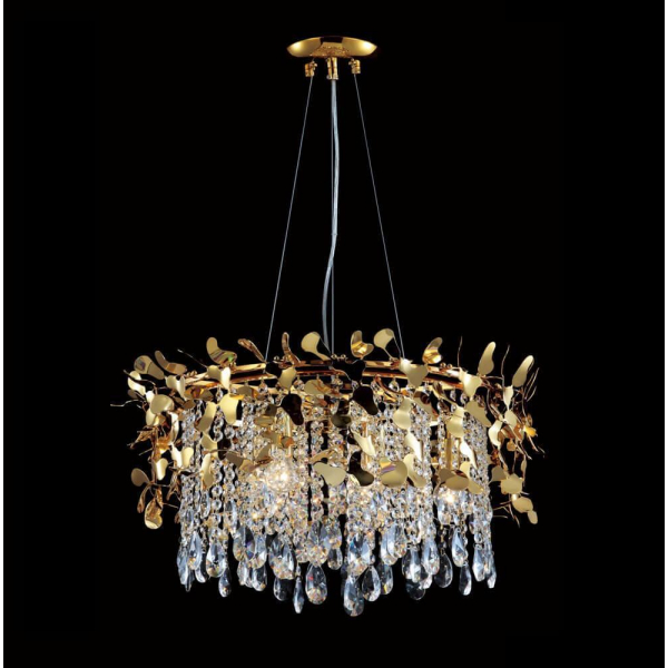 Подвесная люстра Crystal Lux Romeo SP6 Gold D600 Подвесная люстра Crystal Lux Romeo SP6 Gold D600