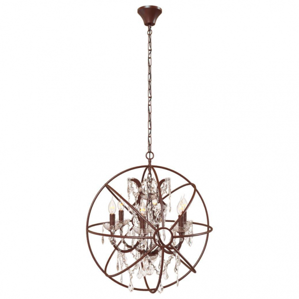 Подвесная люстра Loft IT Foucaults Orb Crystal Loft1897/6 Подвесная люстра Loft IT Foucaults Orb Crystal Loft1897/6
