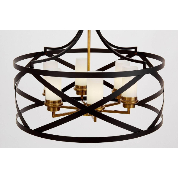 Подвесная люстра Lumina Deco Astila LDP 1242-6 BK+MD Подвесная люстра Lumina Deco Astila LDP 1242-6 BK+MD
