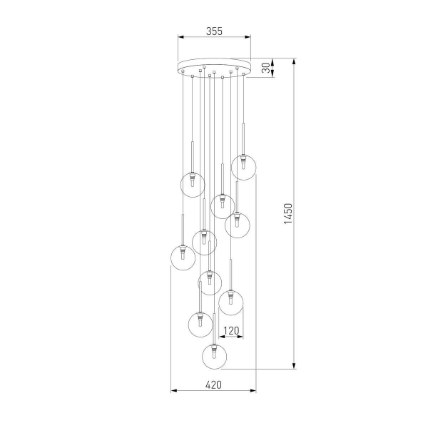 Подвесная люстра TK Lighting 5944 Nilos Подвесная люстра TK Lighting 5944 Nilos