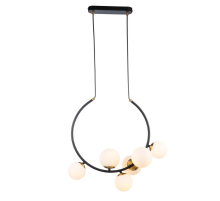 Подвесная люстра Indigo Nuvole 11002/6P Black V000088