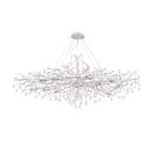 Подвесная люстра Crystal Lux REINA V2 SP16 L1500 SILVER PATINA