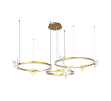 Подвесная светодиодная люстра Arte Lamp Darcy A2187LM-3GO