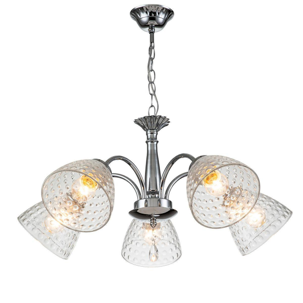 Подвесная люстра Escada Freesia 658/5PL Chrome Подвесная люстра Escada Freesia 658/5PL Chrome