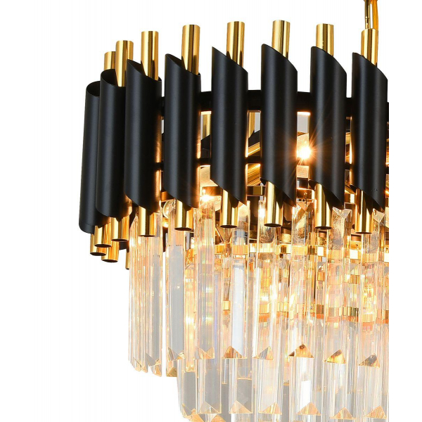 Подвесная люстра Natali Kovaltseva Darian 76017/8C Gold Black Подвесная люстра Natali Kovaltseva Darian 76017/8C Gold Black