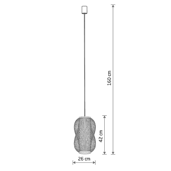 Подвесная люстра Nowodvorski Puket M Wood 11161