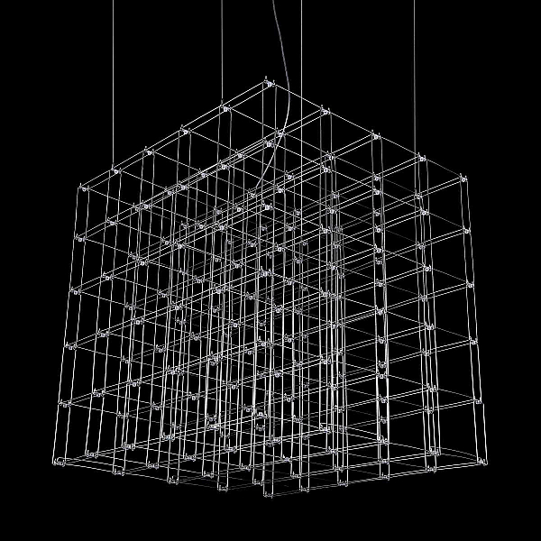 Подвесная люстра Imperium Loft Quasar Cosmos Square Led Pendant Light 100/100/100 252291-22