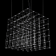 Подвесная люстра Imperium Loft Quasar Cosmos Square Led Pendant Light 100/100/100 252291-22