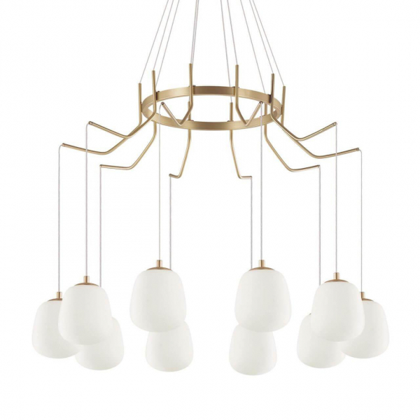 Подвесная люстра Ideal Lux Karousel SP10 206394 Подвесная люстра Ideal Lux Karousel SP10 206394
