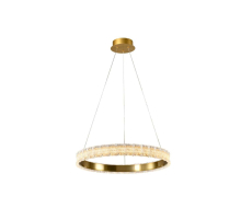 Люстра подвесная Alfa Light F3924-11 gold 48W D43*100