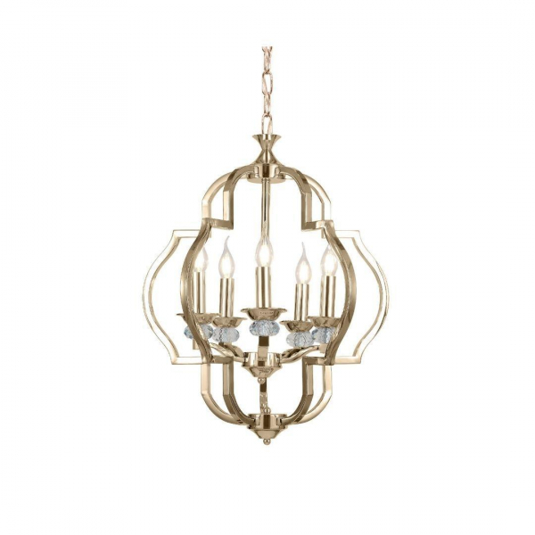 Подвесная люстра Lumina Deco Cesaro LDP 17078-5 GD Подвесная люстра Lumina Deco Cesaro LDP 17078-5 GD