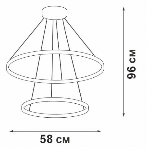 Подвесная люстра Vitaluce V04614-13/2S Подвесная люстра Vitaluce V04614-13/2S