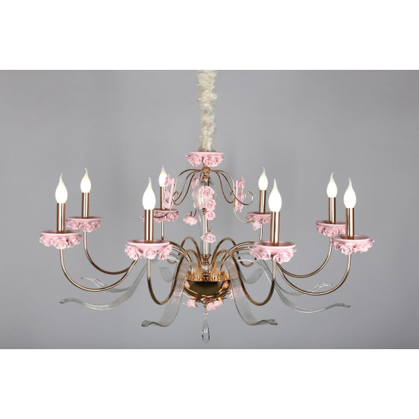 Подвесная люстра Omnilux Muntiggioni OML-70413-08 Подвесная люстра Omnilux Muntiggioni OML-70413-08