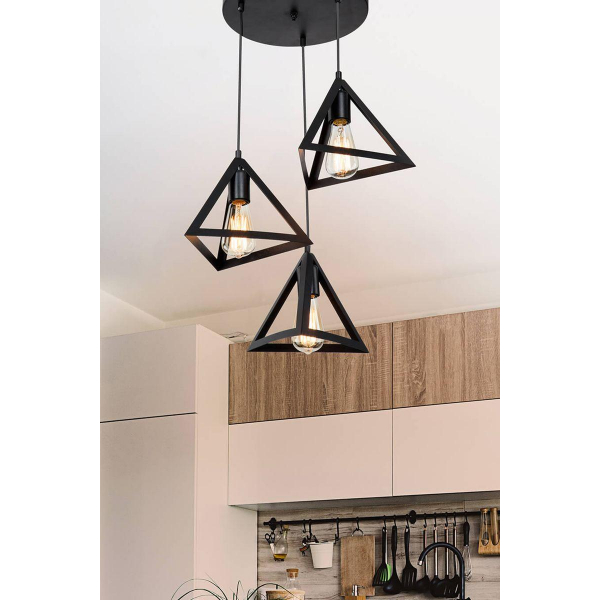 Подвесная люстра Toplight Cherise TL1605H-03BK Подвесная люстра Toplight Cherise TL1605H-03BK