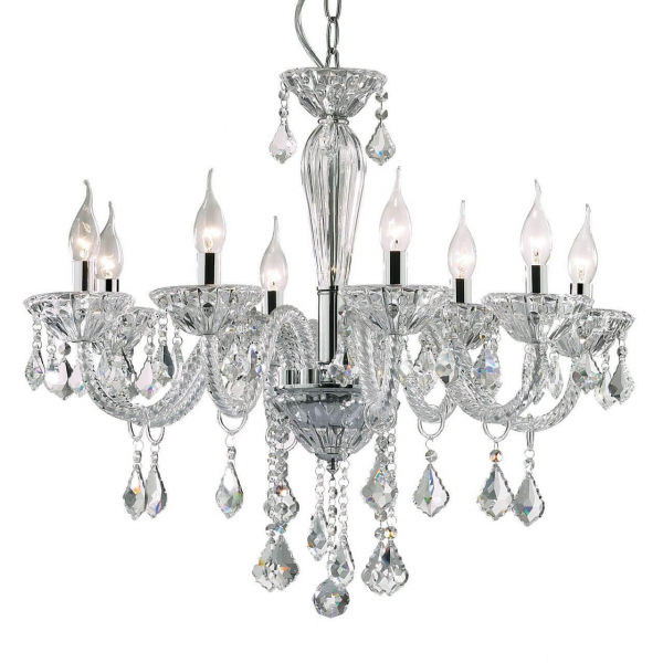 Подвесная люстра Ideal Lux Tiepolo SP8 034720 Подвесная люстра Ideal Lux Tiepolo SP8 034720