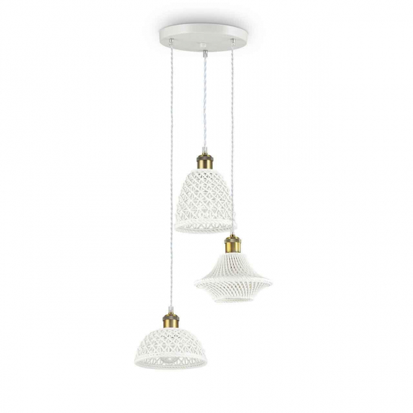 Подвесная люстра Ideal Lux Lugano SP3 206875 Подвесная люстра Ideal Lux Lugano SP3 206875