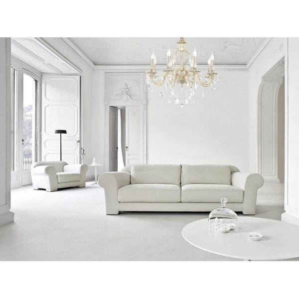 Подвесная люстра Lucia Tucci Barletta 1730.8 Cream White Подвесная люстра Lucia Tucci Barletta 1730.8 Cream White