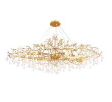 Подвесная люстра Crystal Lux REINA V2 SP16 L1500 GOLD PEARL